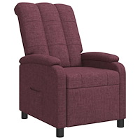 vidaXL Recliner Lila Tyg