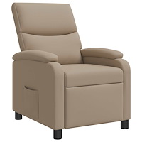 vidaXL Recliner Cappuccino Konstläder