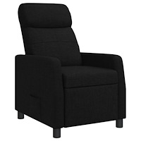 vidaXL Recliner Svart Tyg