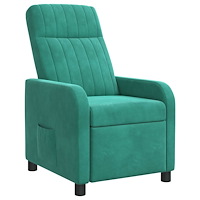 vidaXL Recliner Turkos Sammet (V)