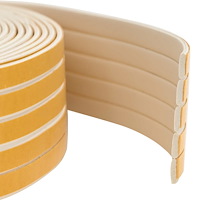 vidaXL Självhäftande fönsterförsegling Vit 8 x 2 mm 100 m EPDM-skum