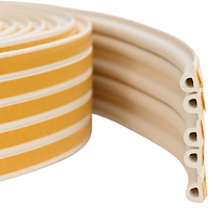 vidaXL Självhäftande fönsterförsegling Vit 9 x 6 mm 50 m EPDM-skum
