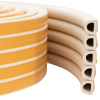 vidaXL Självhäftande fönsterförsegling Vit 12 x 10 mm 25 m EPDM-skum