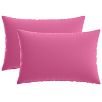 vidaXL Kuddöverdrag 2 st HEERLEN Rosa 30 x 50 cm Polyester