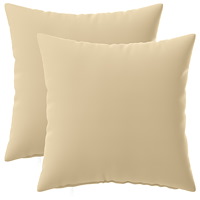 vidaXL Kuddöverdrag 2 st HEERLEN Beige 35 x 35 cm Polyester