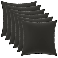 vidaXL Kuddöverdrag 6 st HEERLEN Flerfärgsdesign 35 x 35 cm Polyester