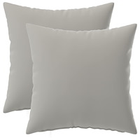 vidaXL Kuddöverdrag 2 st HEERLEN Grå 35 x 35 cm Polyester