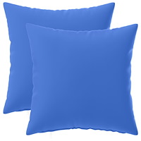 vidaXL Kuddöverdrag 2 st HEERLEN Kungsblå 40 x 40 cm Polyester