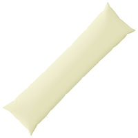 vidaXL Kuddöverdrag HEERLEN Gräddvit 40 x 145 cm Polyester