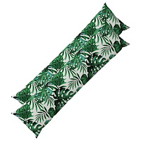 vidaXL Kuddöverdrag 2 st HEERLEN Bladmönster 40 x 145 cm Polyester