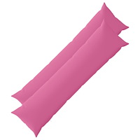 vidaXL Kuddöverdrag 2 st HEERLEN Rosa 40 x 145 cm Polyester