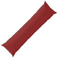 vidaXL Kuddöverdrag HEERLEN Vinröd 40 x 145 cm Polyester