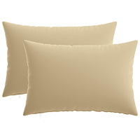 vidaXL Kuddöverdrag 2 st HEERLEN Beige 40 x 60 cm Polyester