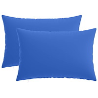 vidaXL Kuddöverdrag 2 st HEERLEN Kungsblå 40 x 60 cm Polyester