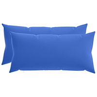 vidaXL Kuddöverdrag 2 st HEERLEN Kungsblå 40 x 70 cm Polyester