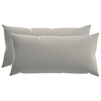 vidaXL Kuddöverdrag 2 st HEERLEN Grå 40 x 70 cm Polyester