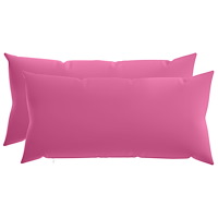 vidaXL Kuddöverdrag 2 st HEERLEN Rosa 40 x 70 cm Polyester