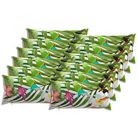 vidaXL Kuddöverdrag 12 st HEERLEN Svart 40 x 80 cm Polyester