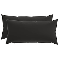 vidaXL Kuddöverdrag 2 st HEERLEN Flerfärgsdesign 40 x 80 cm Polyester