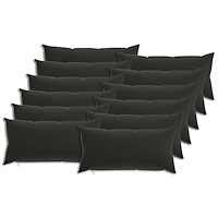 vidaXL Kuddöverdrag 12 st HEERLEN Flerfärgsdesign 40 x 80 cm