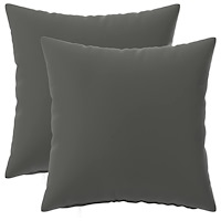 vidaXL Kuddöverdrag 2 st HEERLEN Antracit 45 x 45 cm Polyester
