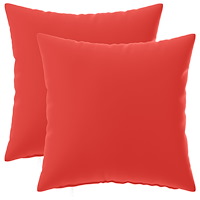 vidaXL Kuddöverdrag 2 st HEERLEN Röd 45 x 45 cm Polyester