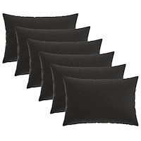 vidaXL Kuddöverdrag 6 st HEERLEN Flerfärgsdesign 50 x 70 cm Polyester