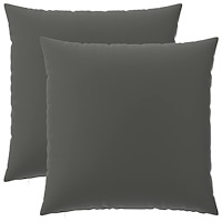 vidaXL Kuddöverdrag 2 st HEERLEN Antracit 60 x 60 cm Polyester