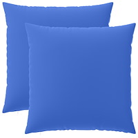 vidaXL Kuddöverdrag 2 st HEERLEN Kungsblå 60 x 60 cm Polyester
