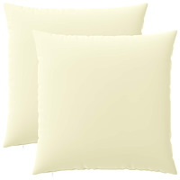 vidaXL Kuddöverdrag 2 st HEERLEN Gräddvit 60 x 60 cm Polyester