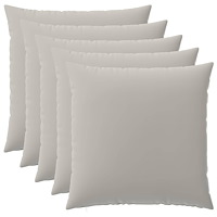 vidaXL Kuddöverdrag 6 st HEERLEN Grå 60 x 60 cm Polyester