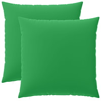 vidaXL Kuddöverdrag 2 st HEERLEN Grön 60 x 60 cm Polyester