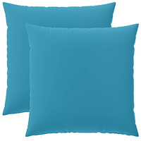 vidaXL Kuddöverdrag 2 st HEERLEN Ljusblå 60 x 60 cm Polyester