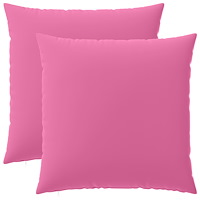 vidaXL Kuddöverdrag 2 st HEERLEN Rosa 60 x 60 cm Polyester