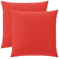 vidaXL Kuddöverdrag 2 st HEERLEN Röd 60 x 60 cm Polyester