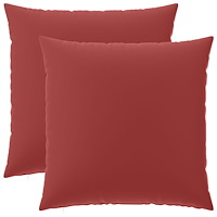 vidaXL Kuddöverdrag 2 st HEERLEN Vinröd 60 x 60 cm Polyester