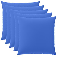 vidaXL Kuddöverdrag 6 st HEERLEN Kungsblå 65 x 65 cm Polyester