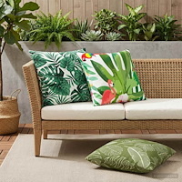 vidaXL Kuddöverdrag 2 st HEERLEN Flerfärgsdesign 65 x 65 cm Polyester