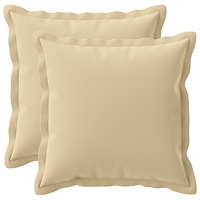 vidaXL Kuddöverdrag 2 st HOUTEN Beige 30 x 30 cm Polyester