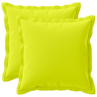 vidaXL Kuddöverdrag 2 st HOUTEN Klart grön. 30 x 30 cm Polyester