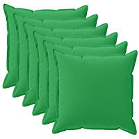 vidaXL Kuddöverdrag 6 st HOUTEN Grön 30 x 30 cm Polyester
