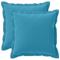 vidaXL Kuddöverdrag 2 st HOUTEN Ljusblå 30 x 30 cm Polyester