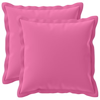 vidaXL Kuddöverdrag 2 st HOUTEN Rosa 30 x 30 cm Polyester