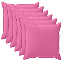 vidaXL Kuddöverdrag 6 st HOUTEN Rosa 30 x 30 cm Polyester