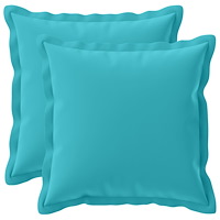 vidaXL Kuddöverdrag 2 st HOUTEN Turkos 30 x 30 cm Polyester