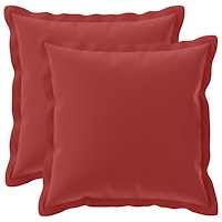 vidaXL Kuddöverdrag 2 st HOUTEN Vinröd 30 x 30 cm Polyester
