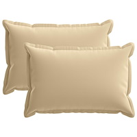 vidaXL Kuddöverdrag 2 st HOUTEN Beige 30 x 50 cm Polyester