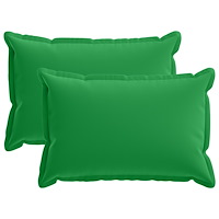 vidaXL Kuddöverdrag 2 st HOUTEN Grön 30 x 50 cm Polyester
