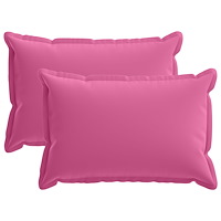 vidaXL Kuddöverdrag 2 st HOUTEN Rosa 30 x 50 cm Polyester