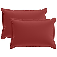 vidaXL Kuddöverdrag 2 st HOUTEN Vinröd 30 x 50 cm Polyester